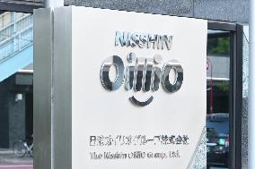 Nisshin Oillio Group signage and logo